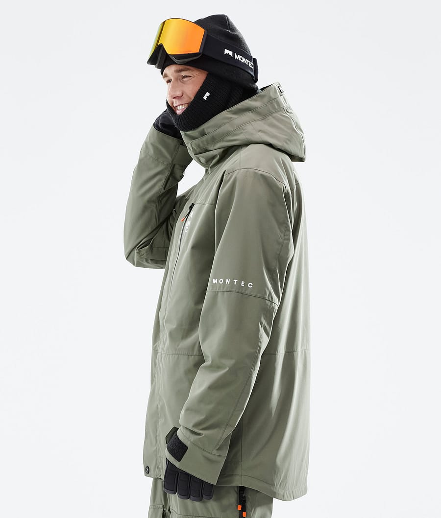 Fawk Snowboard Jacket Men Greenish