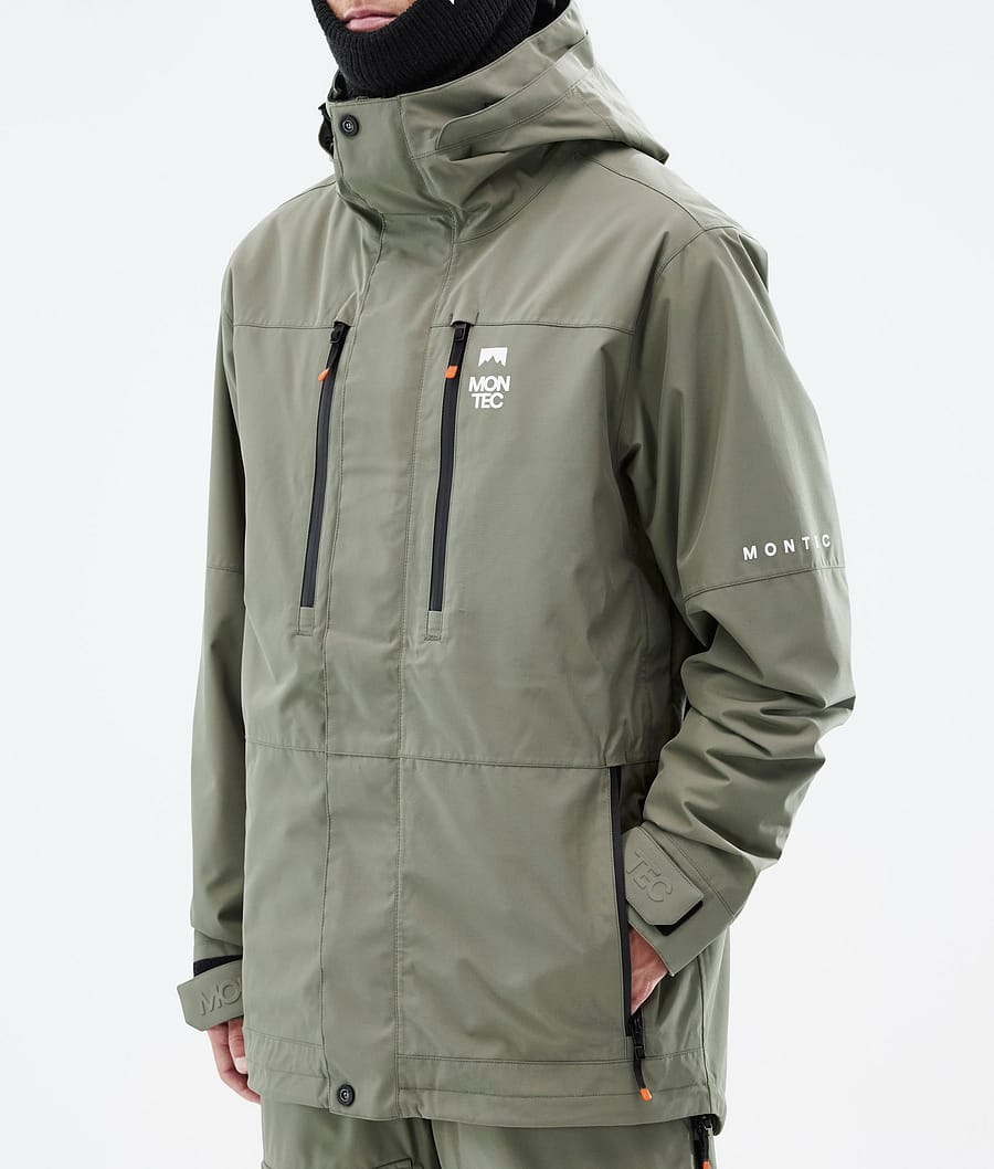Fawk Snowboard Jacket Men Greenish