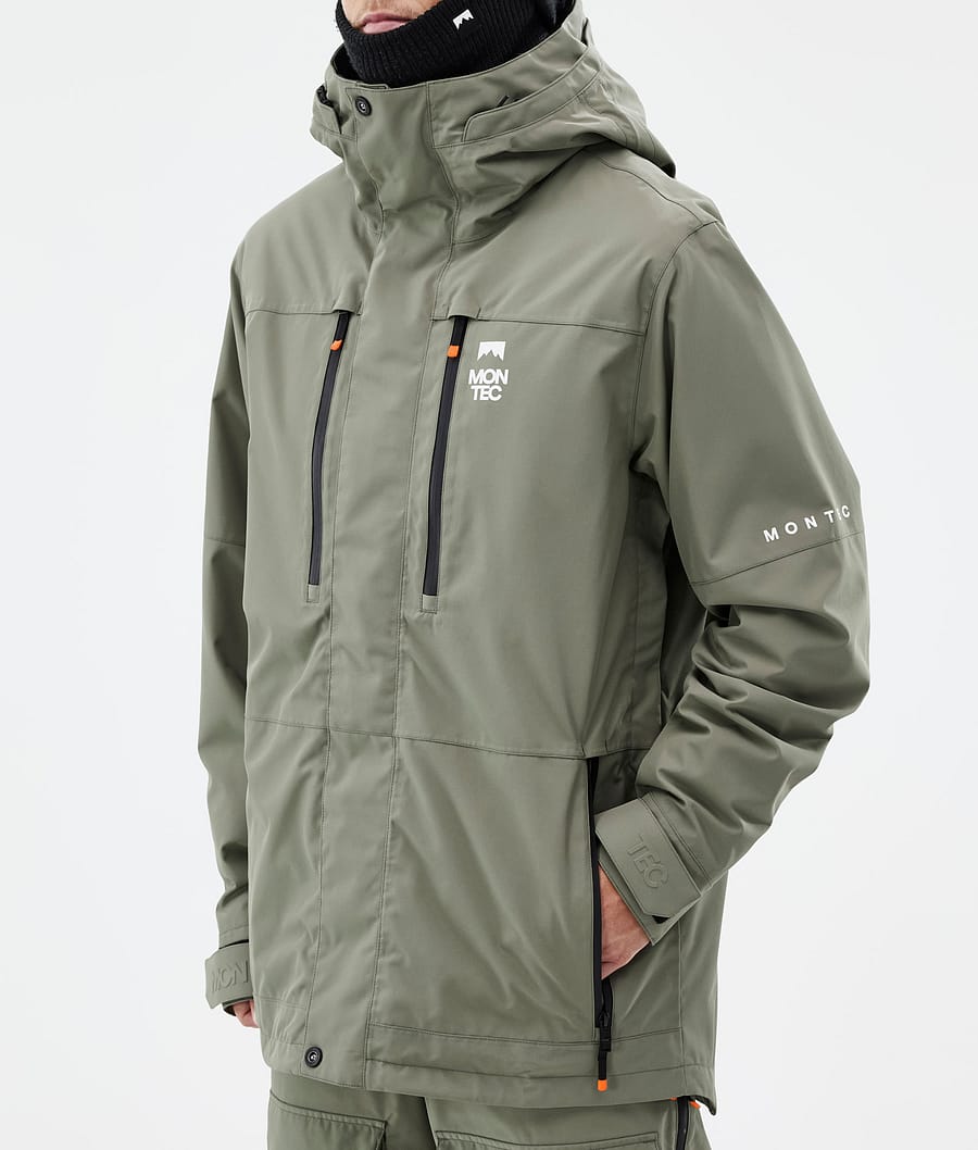 Fawk Snowboard Jacket Men Greenish