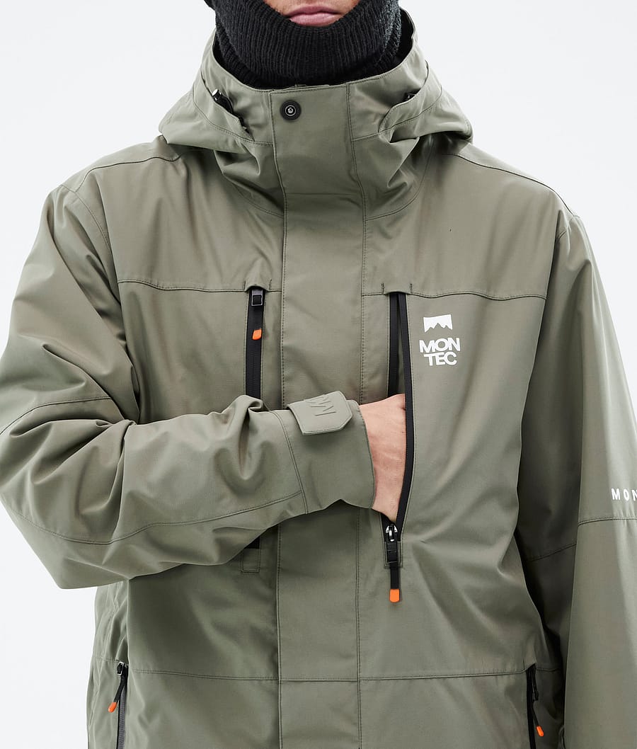 Fawk Snowboard Jacket Men Greenish