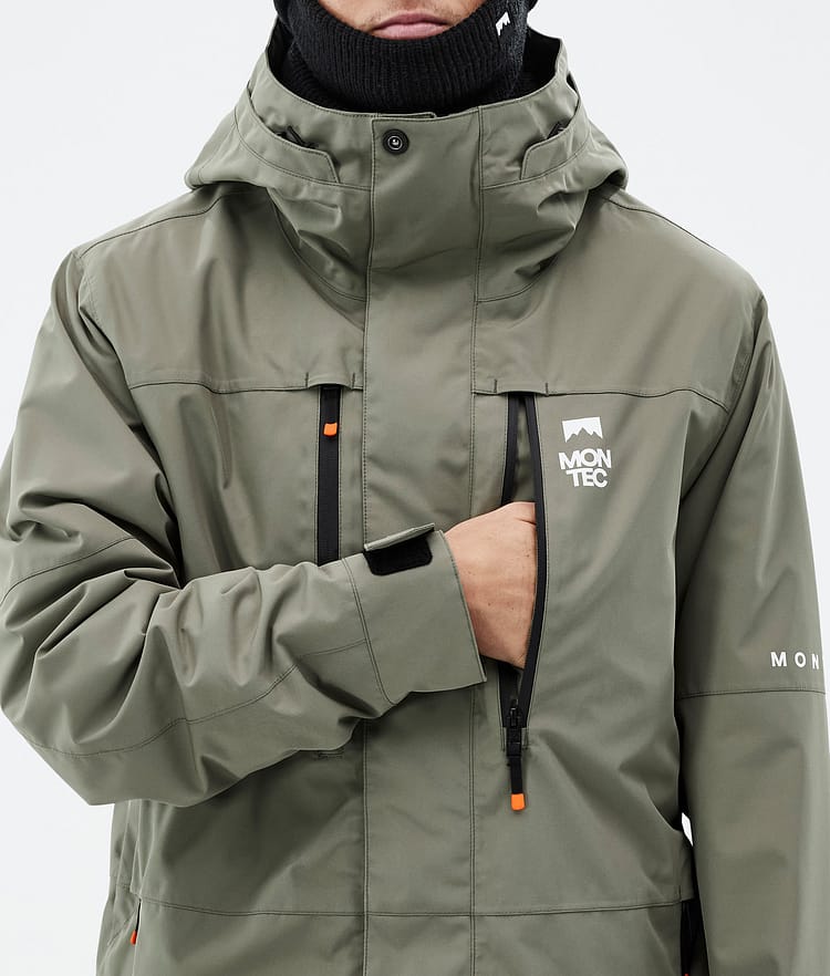 Fawk Ski Jacket Men Greenish