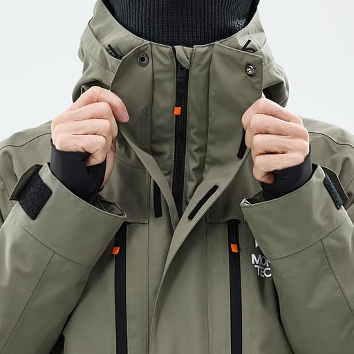 Front Zipper with Double Plackets