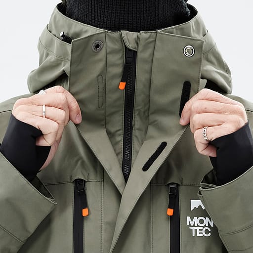 Front Zipper with Double Plackets Main Product Details Image,