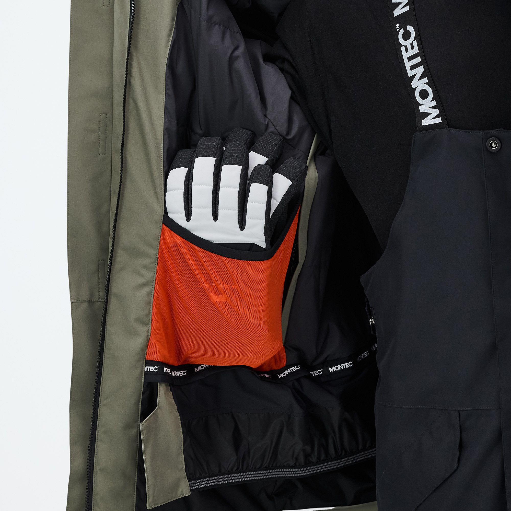 Montec Fawk Snowboard Jacket Men Greenish | Montecwear.com