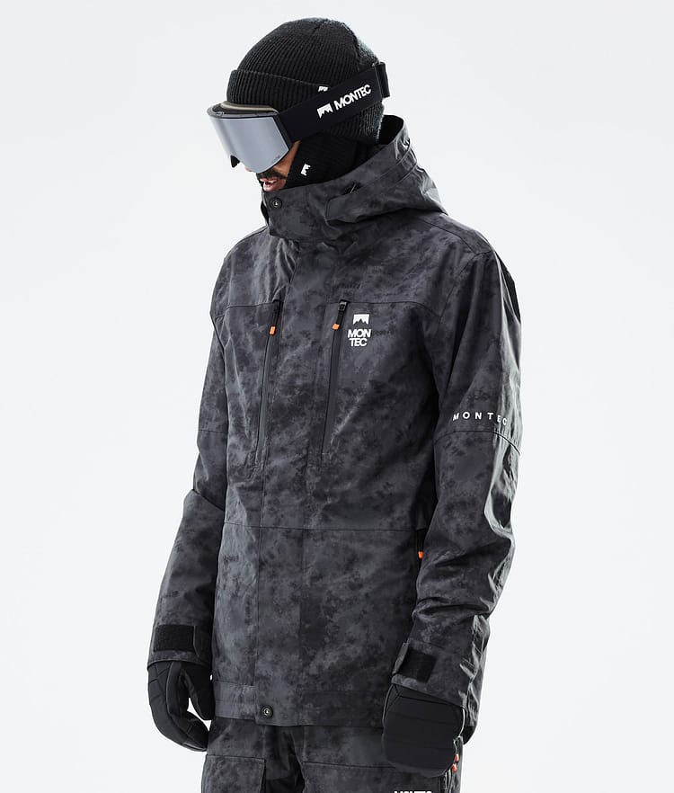 Fawk Kurtka Snowboardowa Mężczyźni Black Tiedye