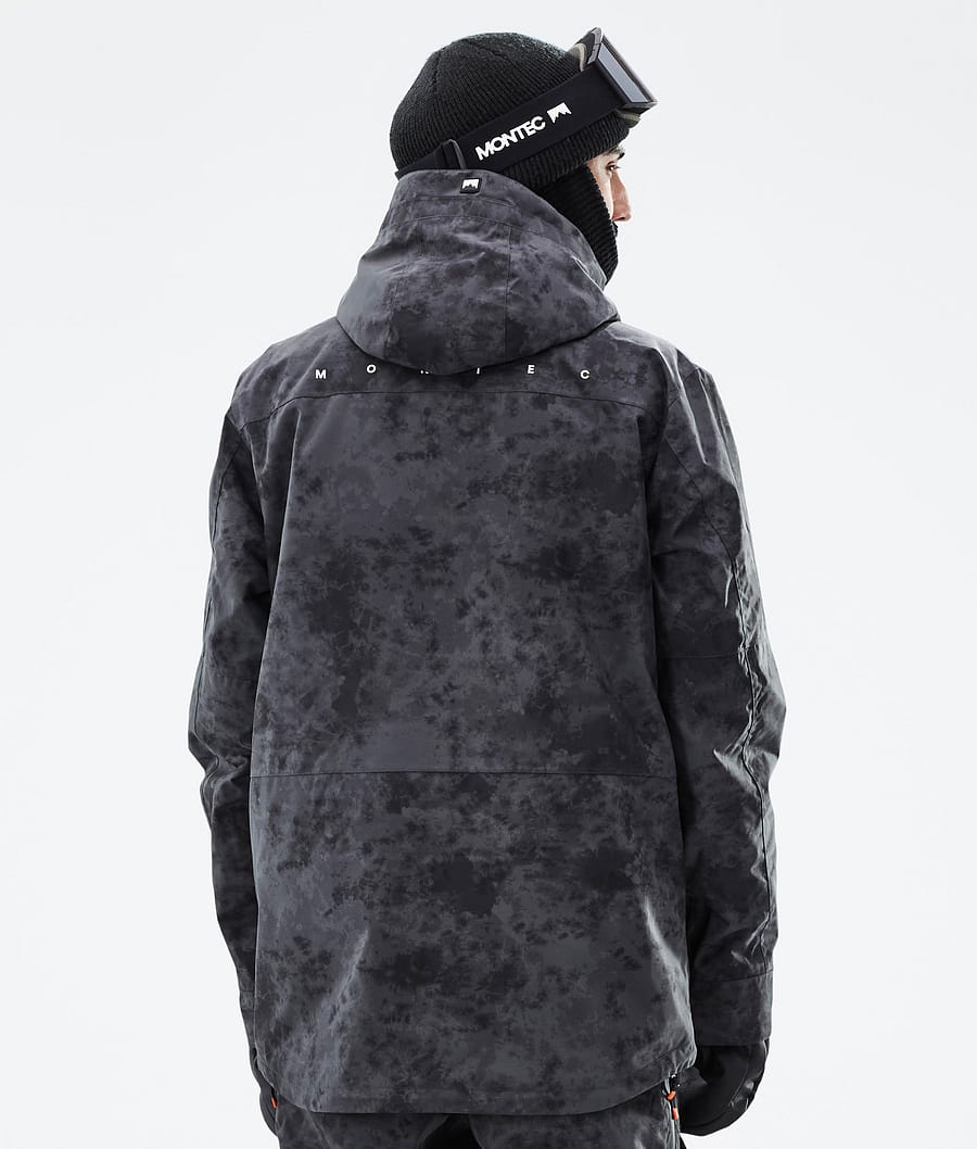 Fawk Snowboard Jacket Men Black Tiedye