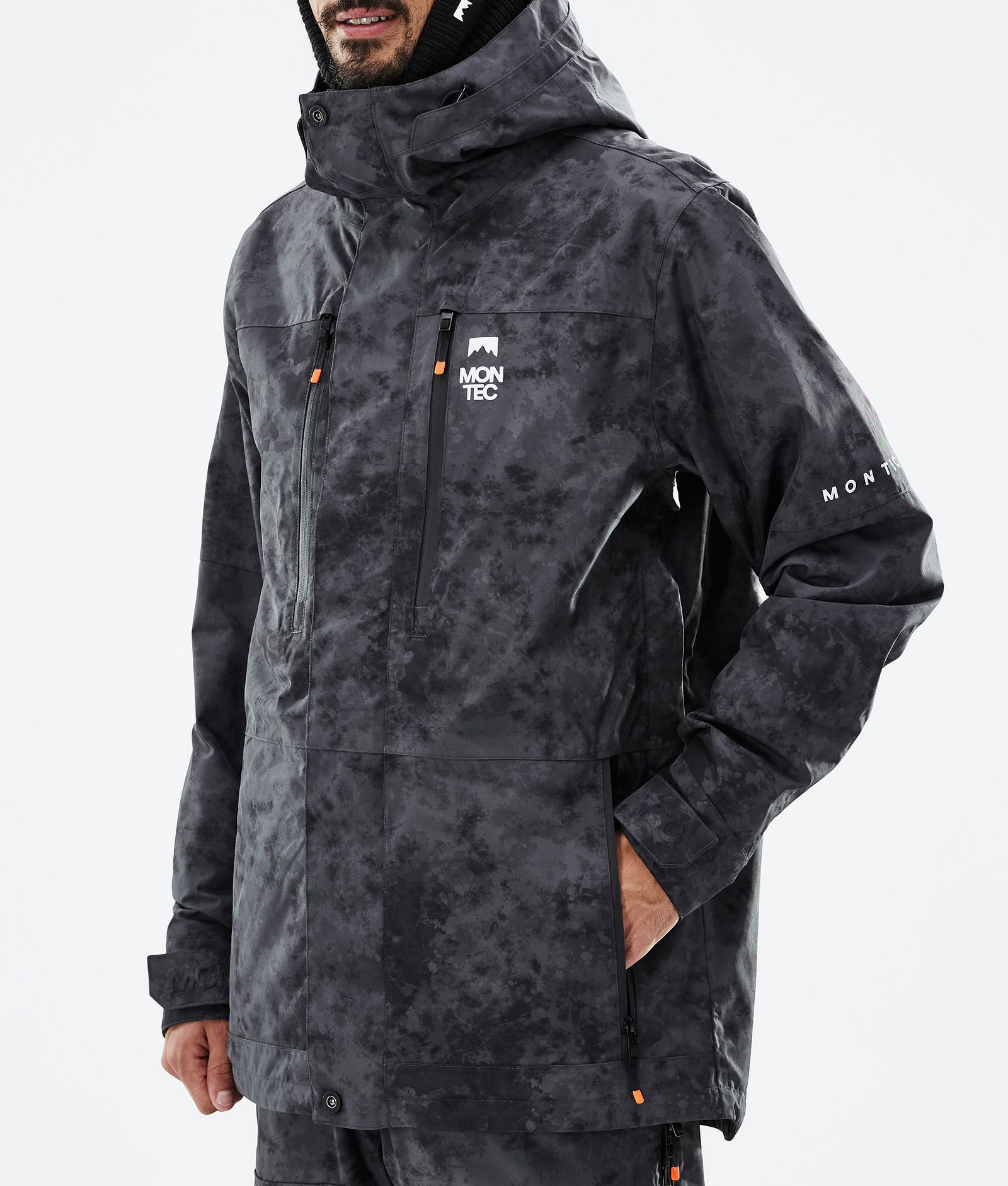 Fawk Skijacke Herren Black Tiedye, Bild 8 von 10
