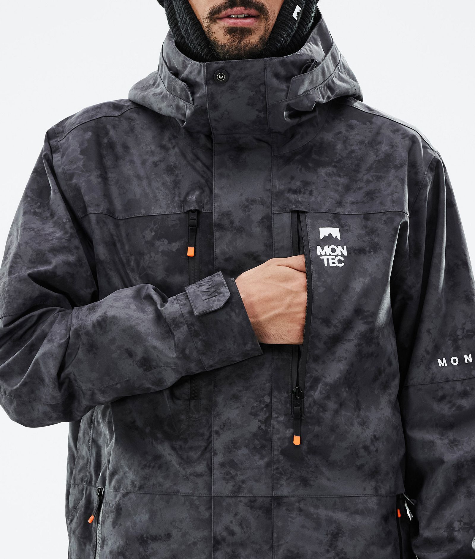 Fawk Skijacke Herren Black Tiedye, Bild 9 von 10