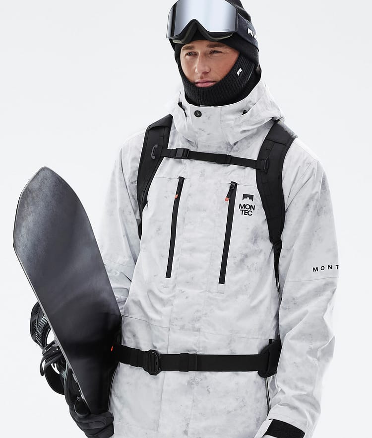 Fawk Kurtka Snowboardowa Mężczyźni White Tiedye