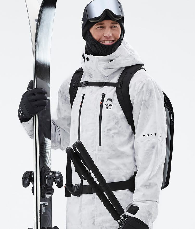 Fawk Ski Jacket Men White Tiedye, Image 3 of 11