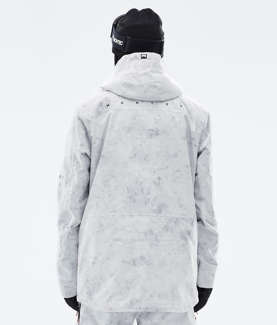 Fawk Snowboard Jacket Men White Tiedye