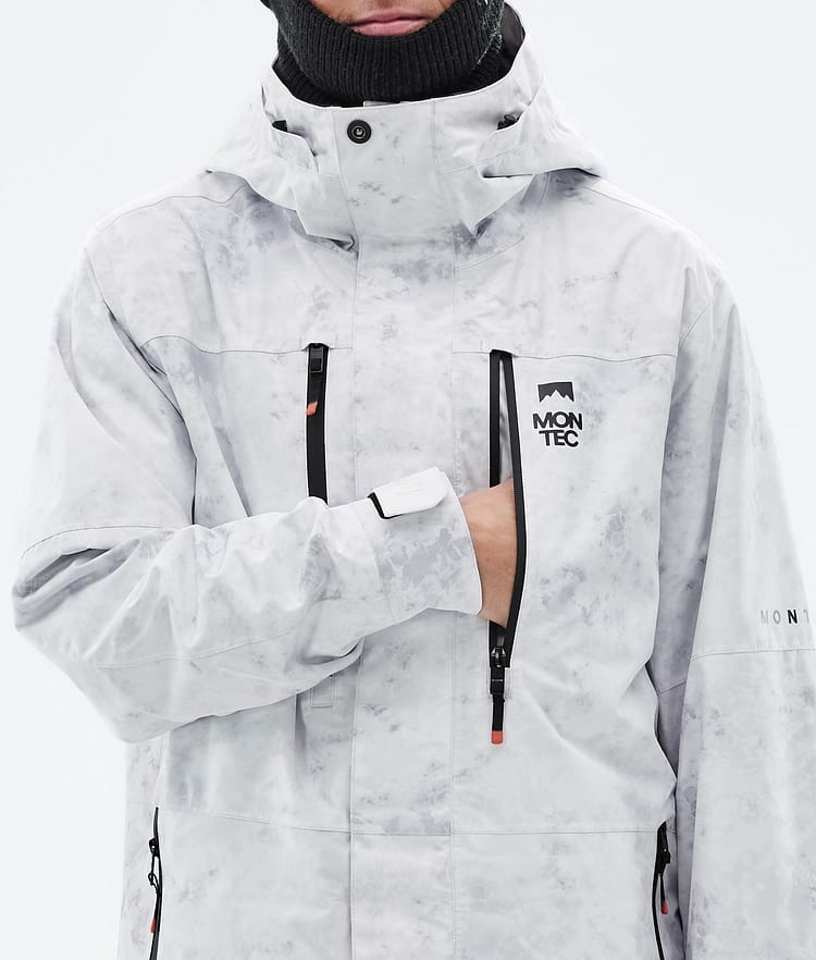 Fawk Snowboard Jacket Men White Tiedye