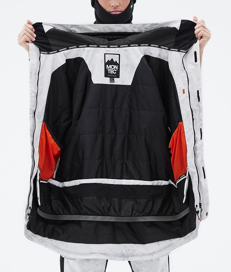 Fawk Ski Jacket Men White Tiedye, Image 11 of 11