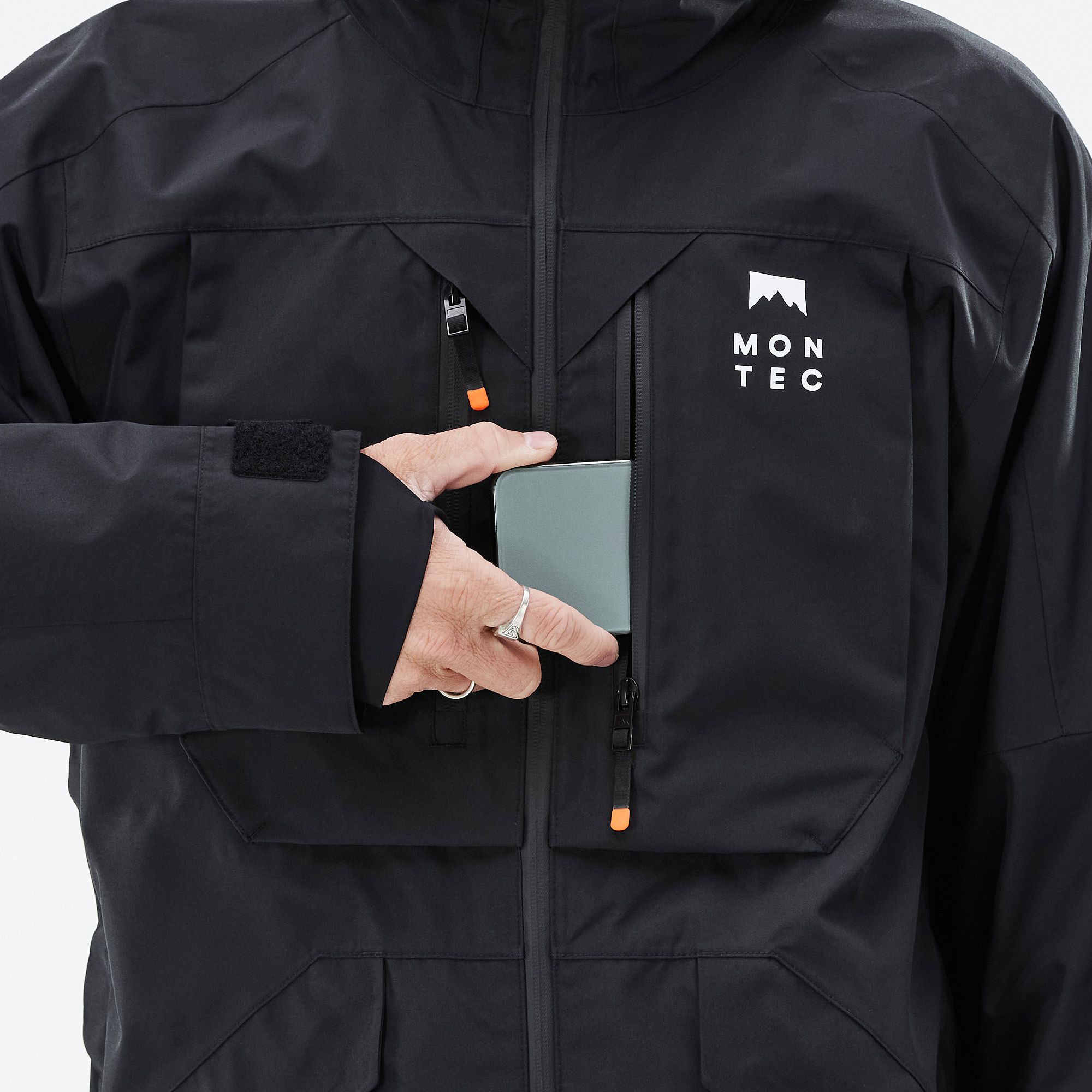 Montec Arch Ski Jacket Men Black | Montecwear.com