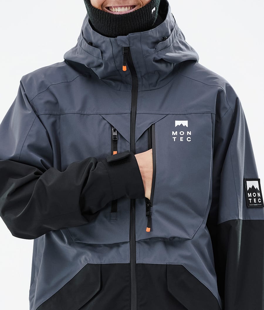 Arch Ski Jacket Men Metal Blue/Black