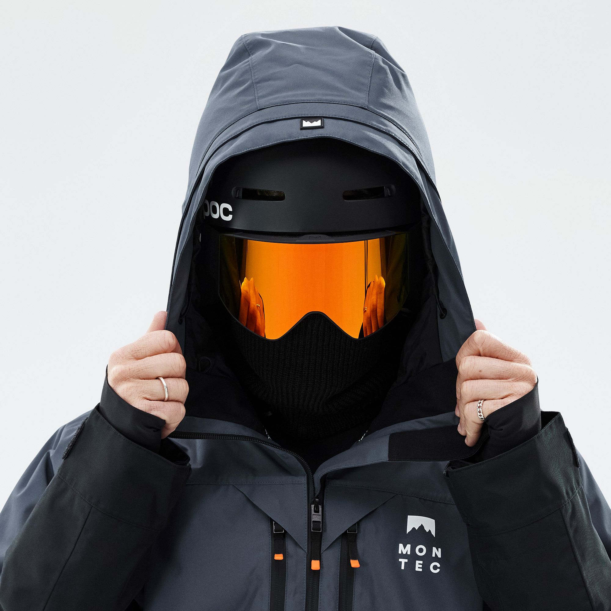 Montec Arch スノーボードジャケット メンズ Metal Blue/Black