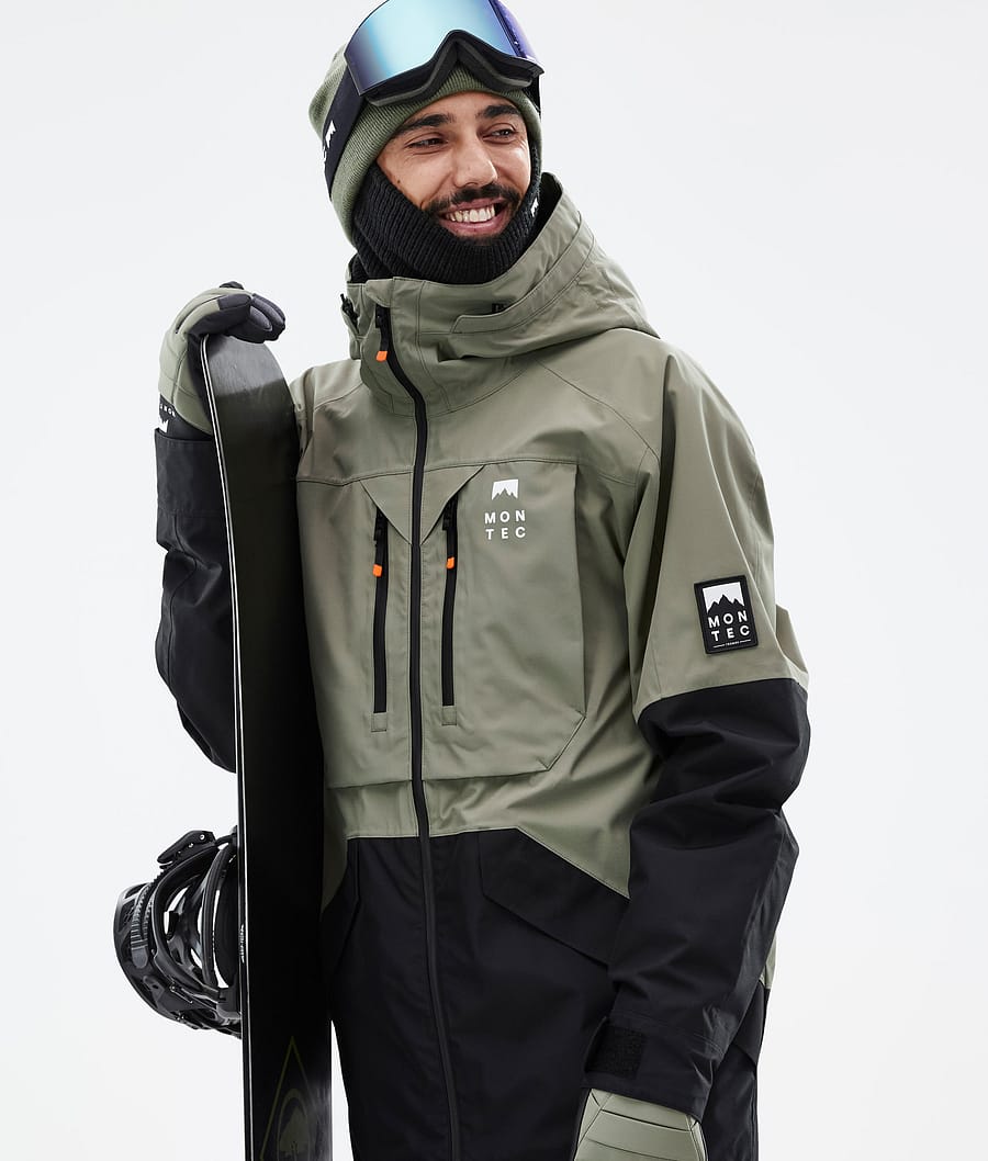 Arch Snowboard Jacket Men Greenish/Black