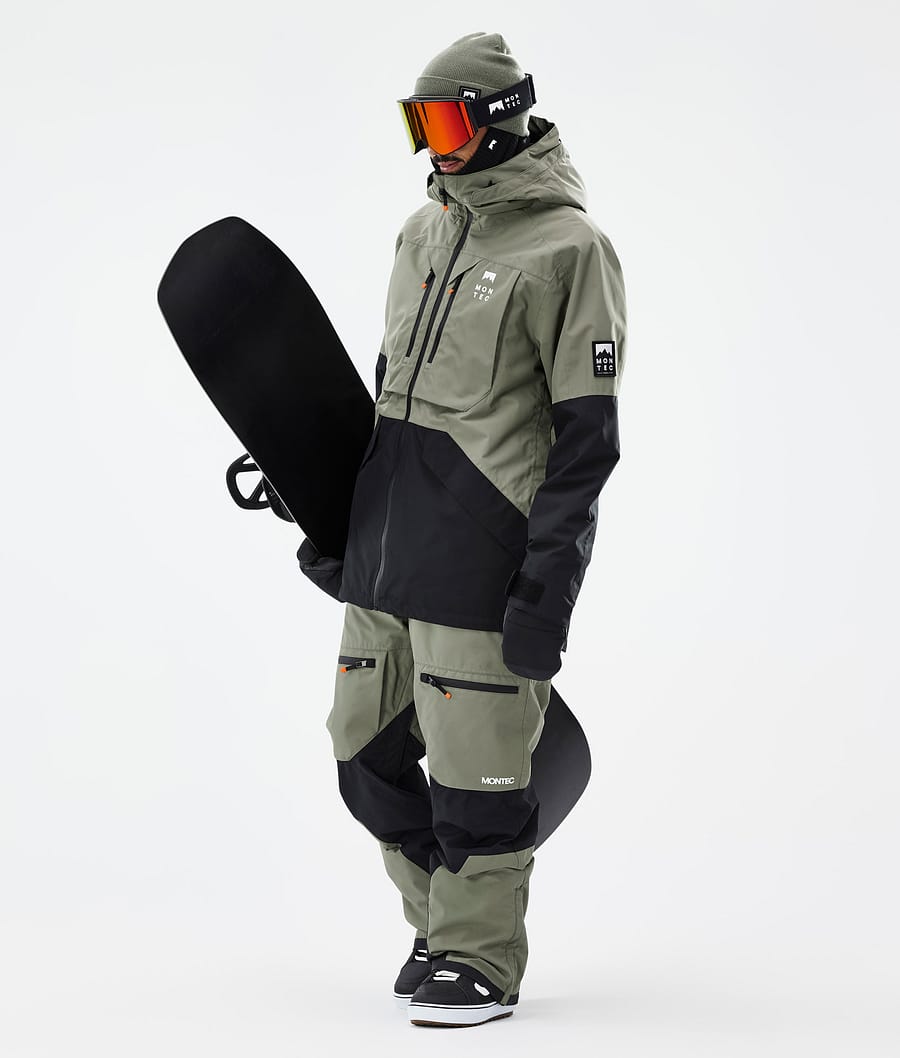 Arch Snowboard Jacket Men Greenish/Black