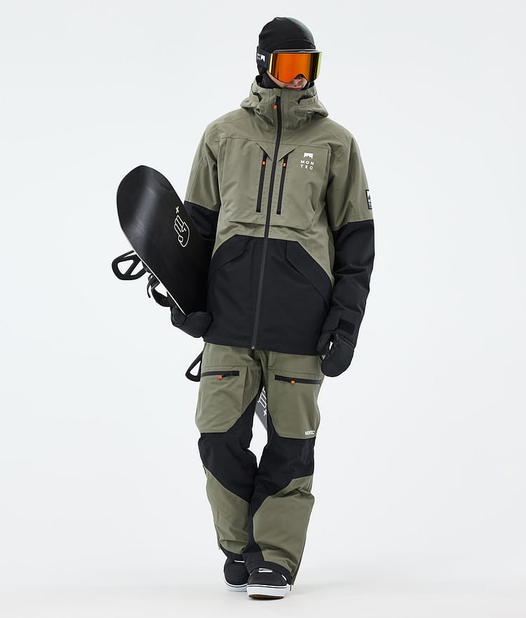Arch Snowboard Jacket Men Greenish/Black, Image 3 of 10
