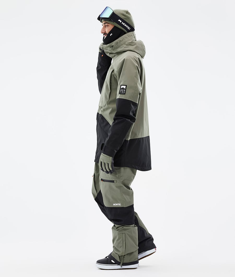 Arch Snowboard Jacket Men Greenish/Black