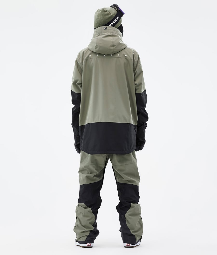 Arch Snowboard Jacket Men Greenish/Black