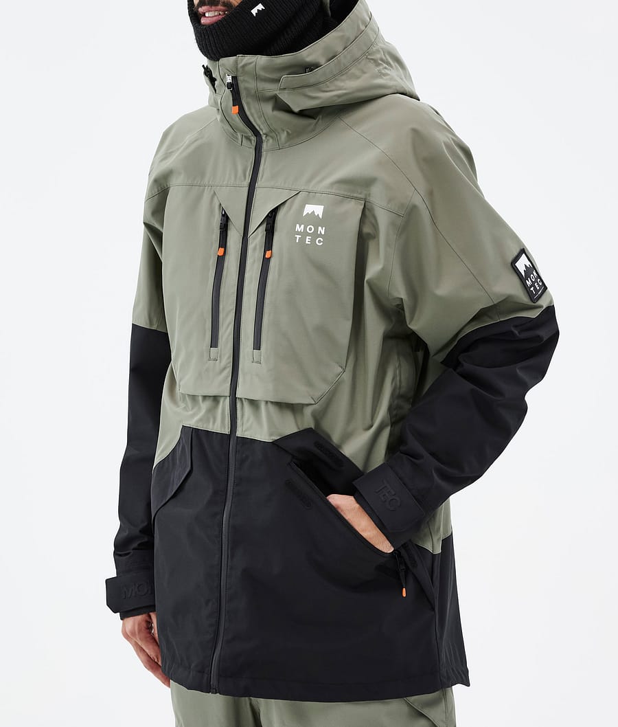 Arch Snowboard Jacket Men Greenish/Black