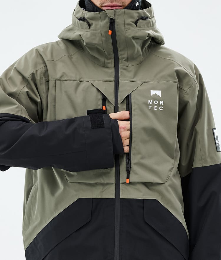 Arch Snowboard Jacket Men Greenish/Black, Image 9 of 10
