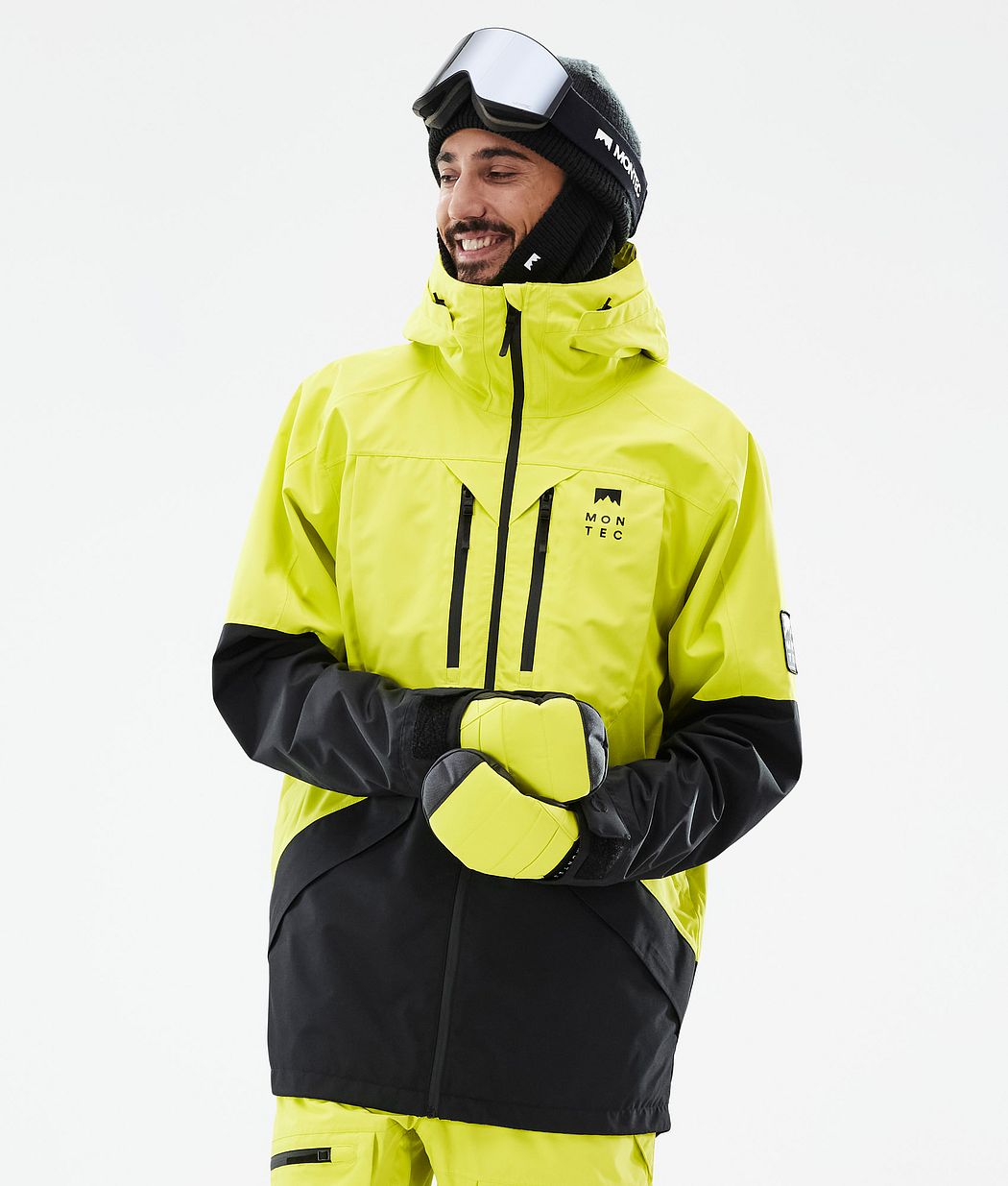 Arch Ski Jacket Men Bright Yellow/Black
