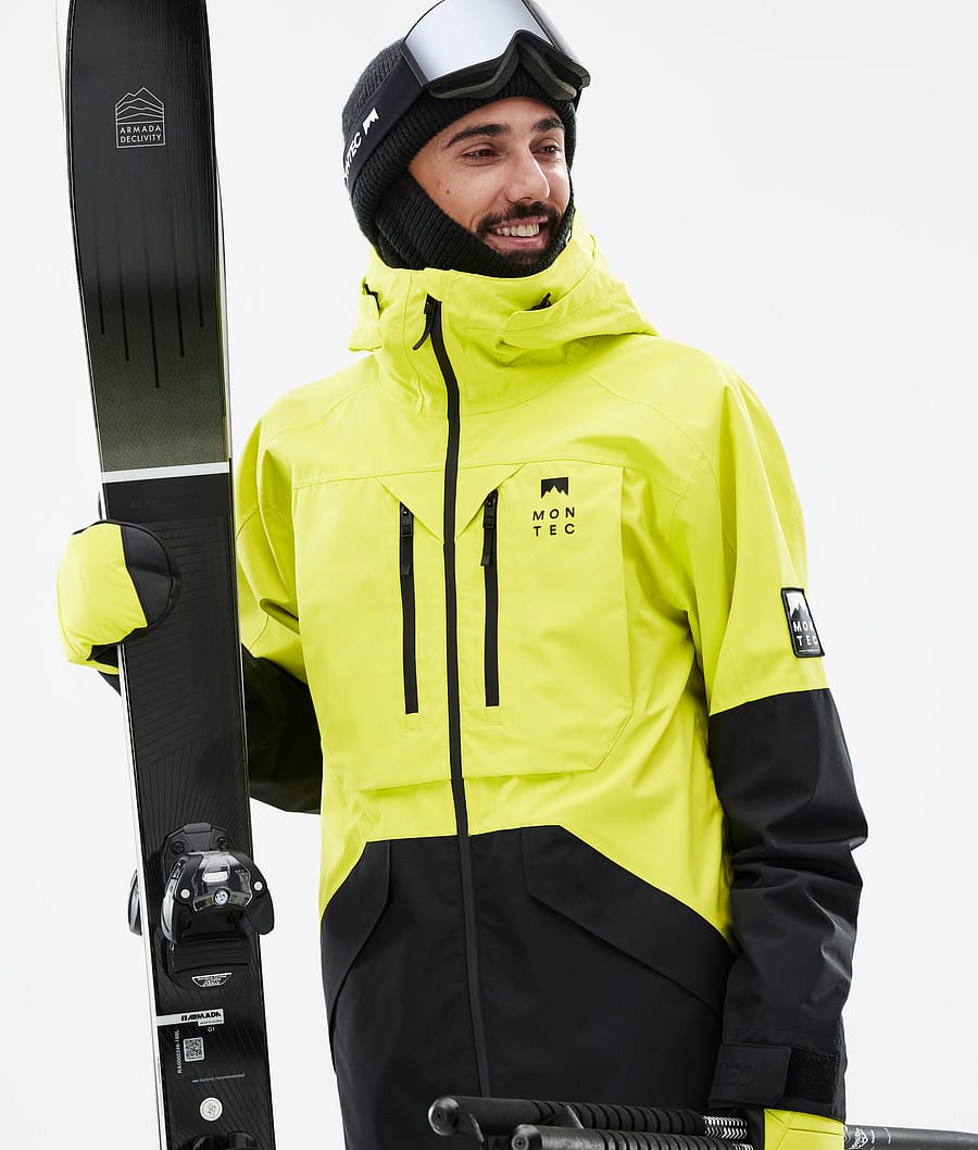 Arch Ski Jacket Men Bright Yellow/Black