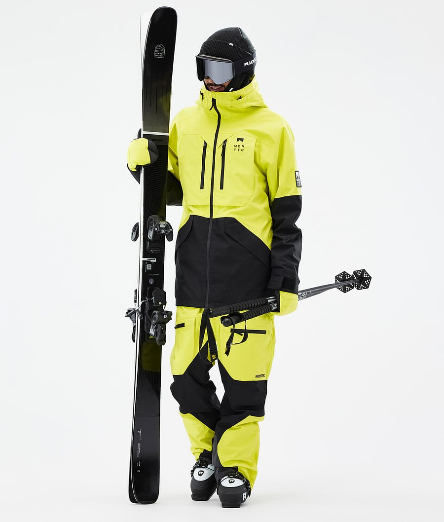 Arch Ski Jacket Men Bright Yellow/Black