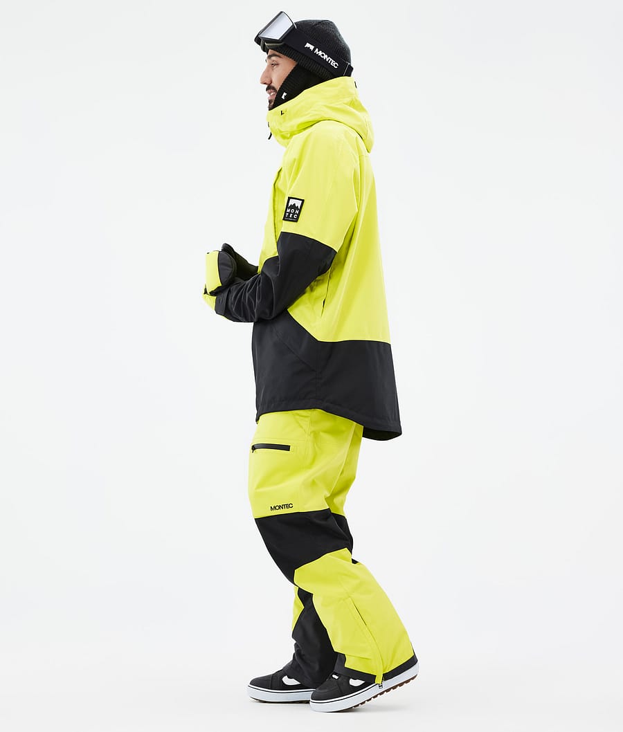Arch Snowboard Jacket Men Bright Yellow/Black