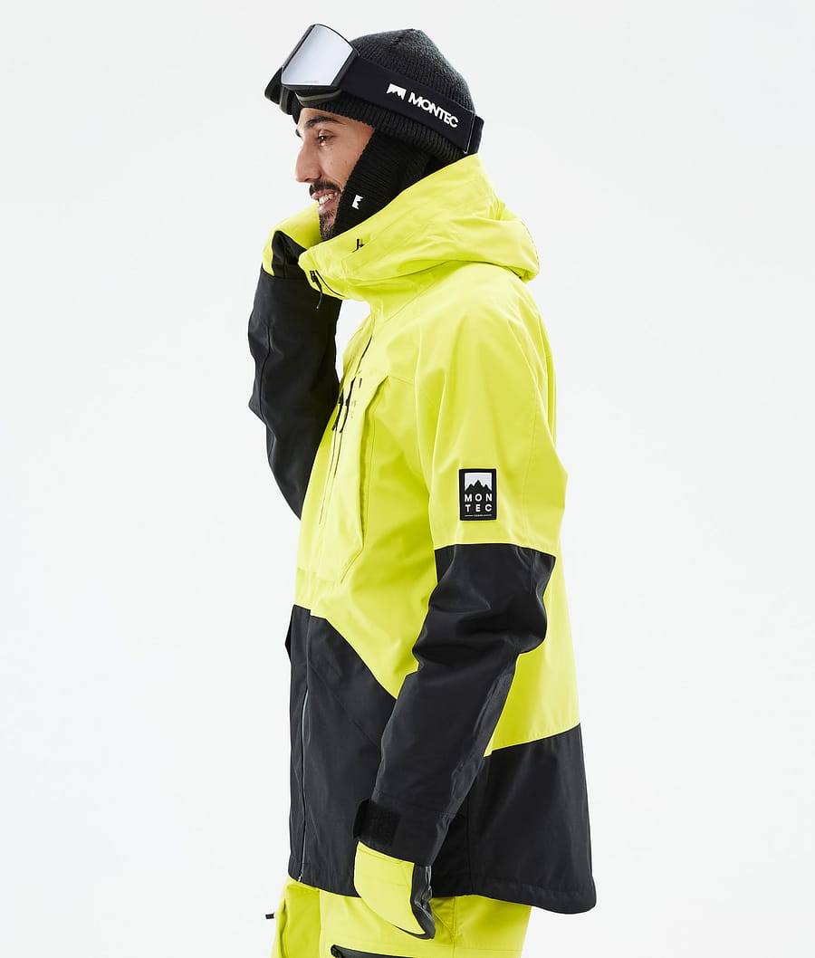 Arch Ski Jacket Men Bright Yellow/Black