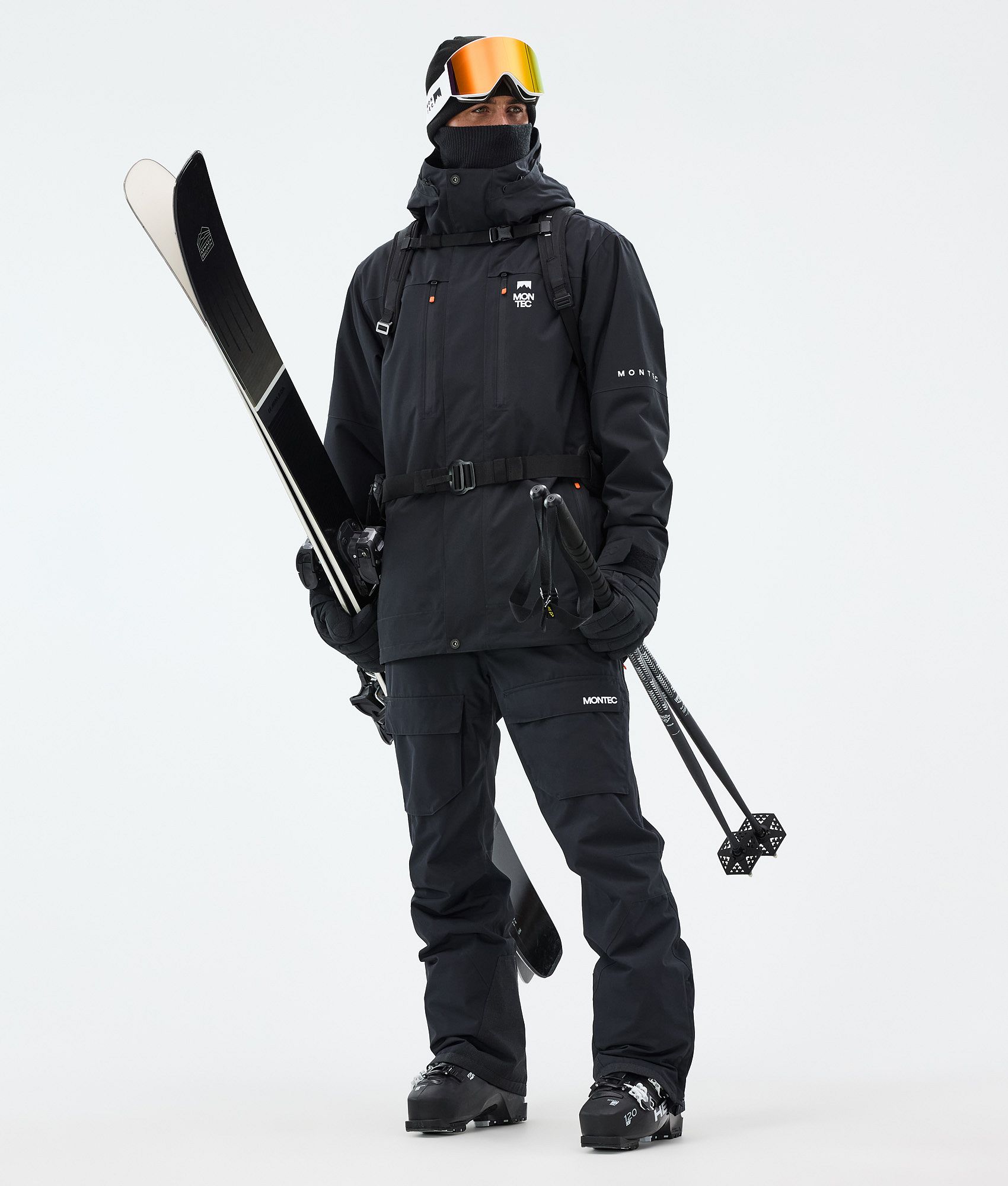 Montec Fawk Ski Pants Men Black | Montecwear.com
