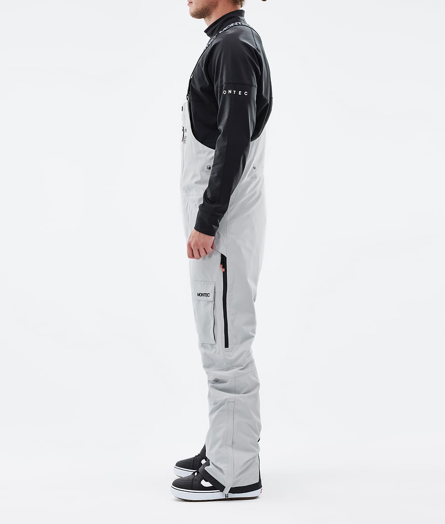 Fawk Snowboard Pants Men Light Grey Renewed