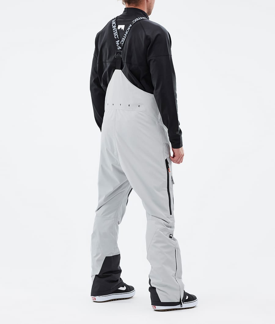 Fawk Snowboard Pants Men Light Grey Renewed
