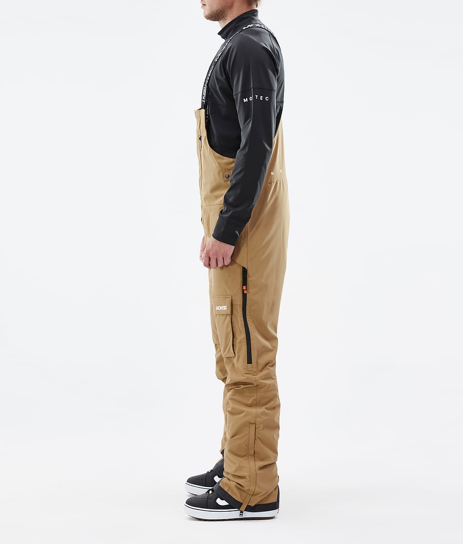 Fawk Snowboard Pants Men Gold