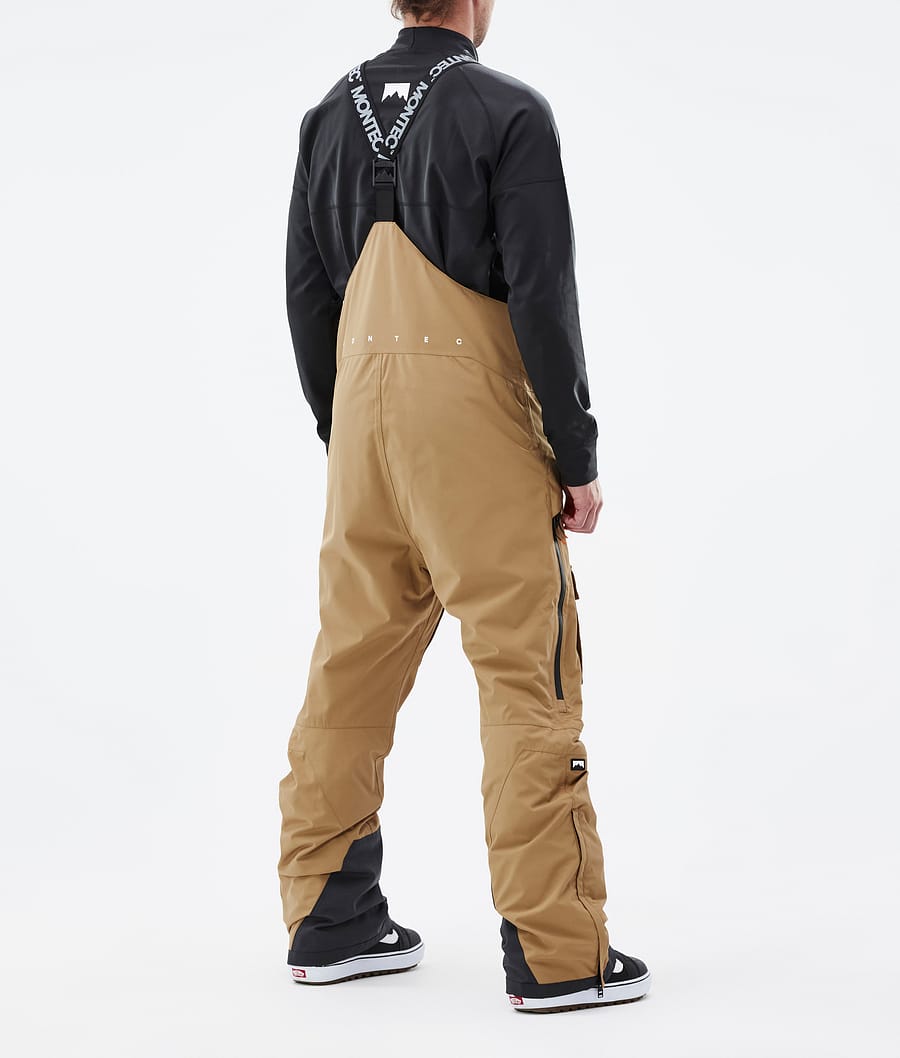 Fawk Snowboard Pants Men Gold