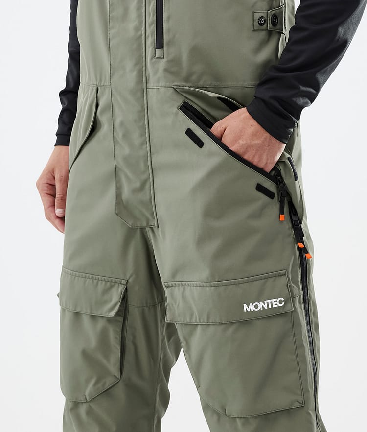 Montec Alpha Pantalón Térmico Hombre Greenish/Black/Phantom - Verde