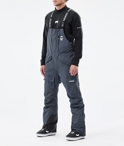 Fawk Snowboard Pants Men Metal Blue