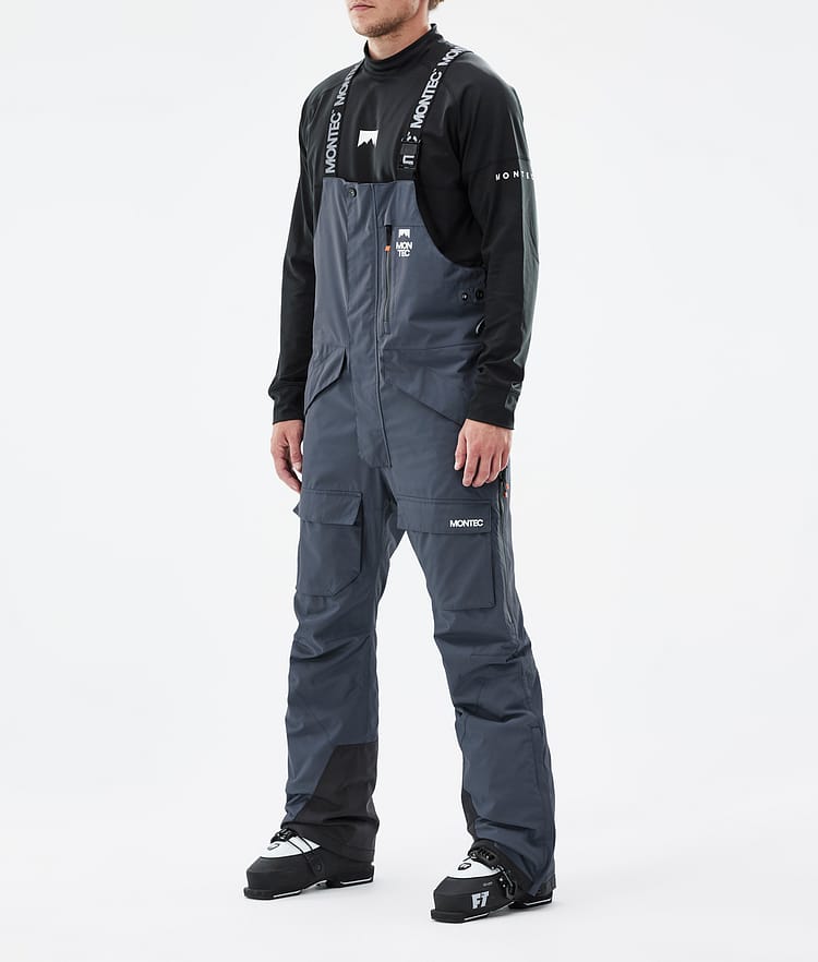 Fawk Ski Pants Men Metal Blue