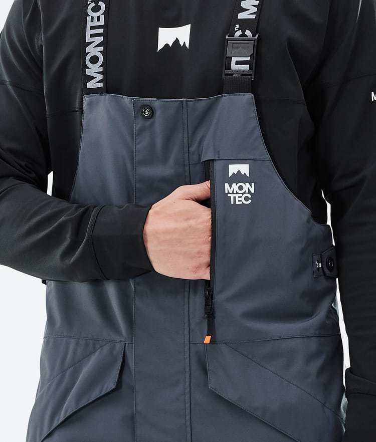 Fawk Ski Pants Men Metal Blue