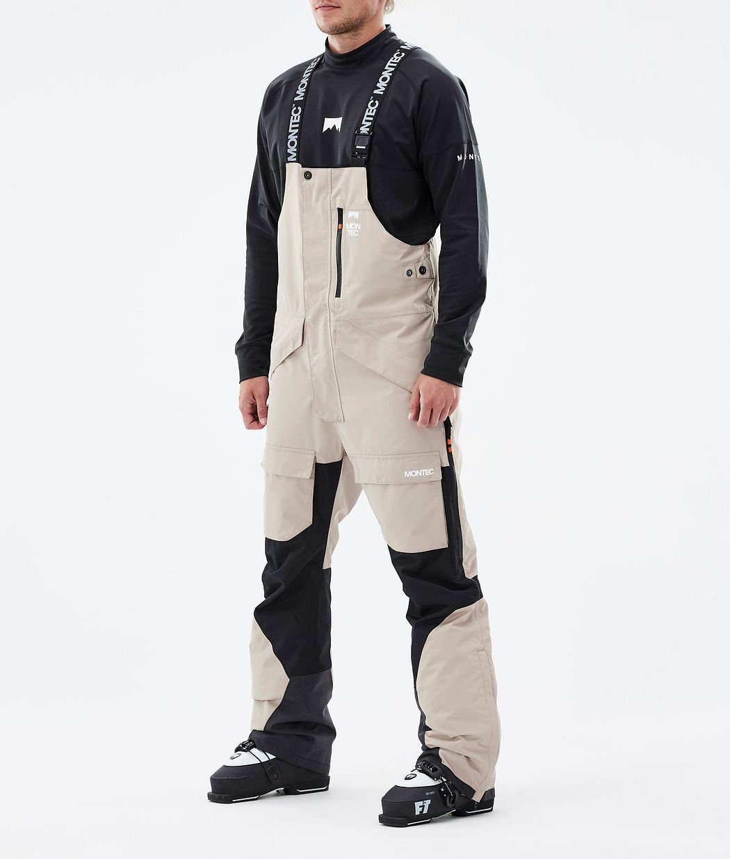 Fawk Ski Pants Men Sand/Black