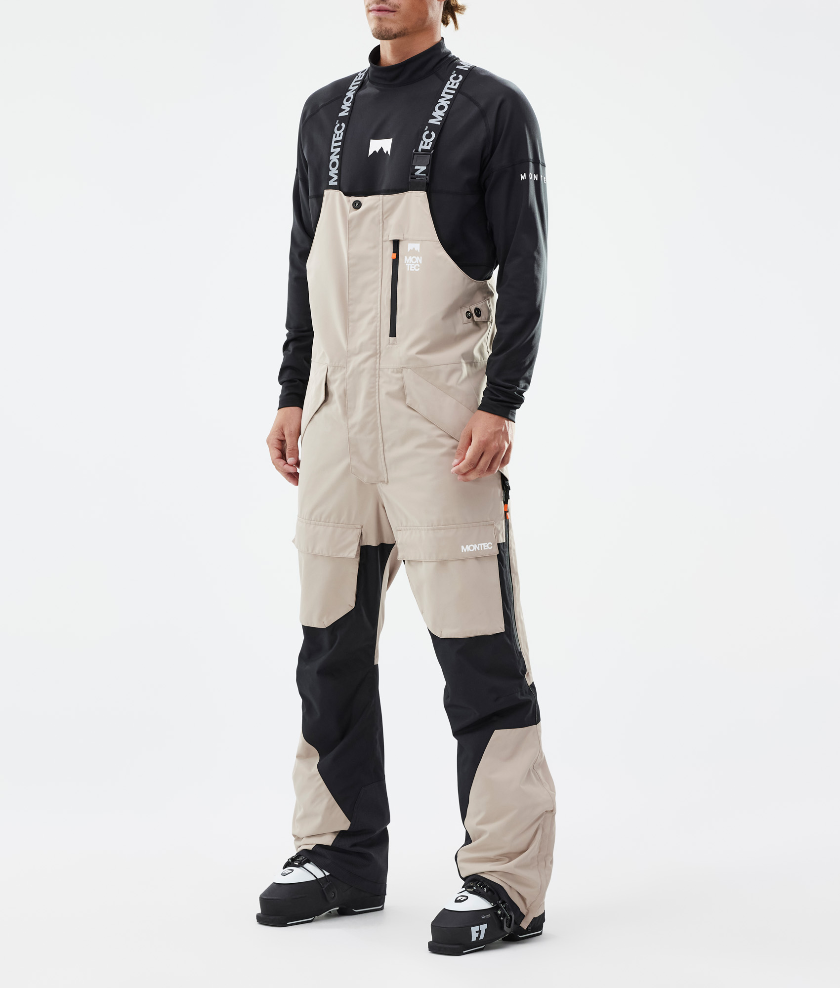 Fawk Pantaloni Sci Uomo Sand/Black