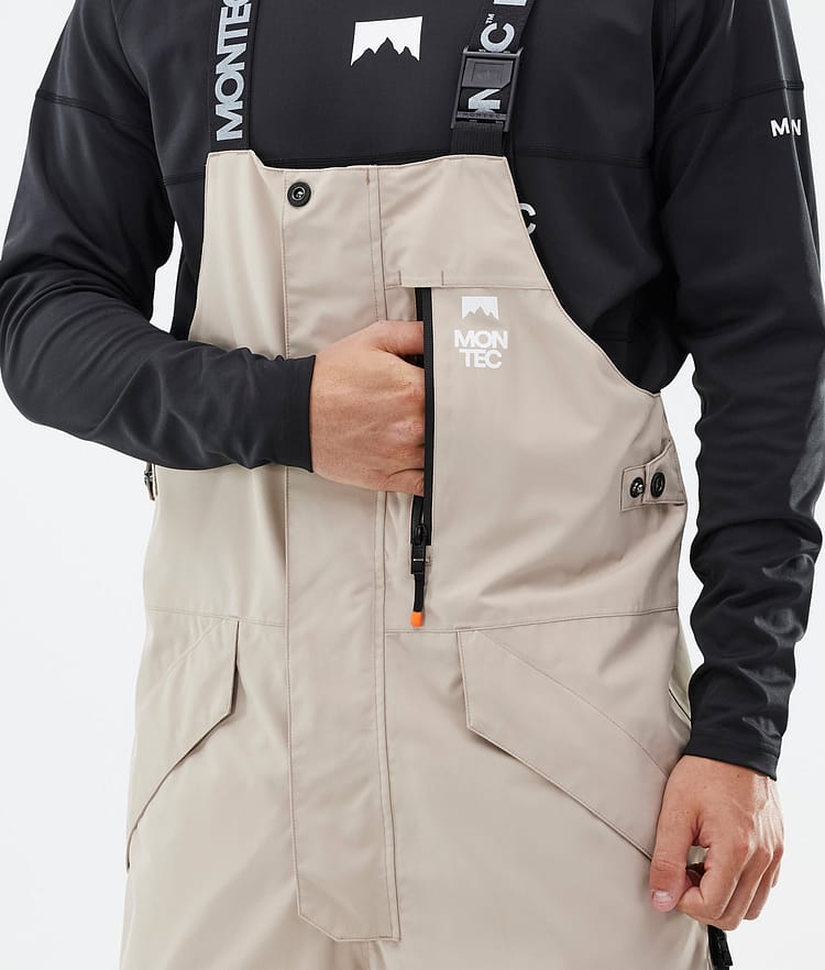 Fawk Ski Pants Men Sand/Black, Image 6 of 7