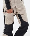 Fawk Pantalon de Snowboard Homme Sand/Black, Image 7 sur 7