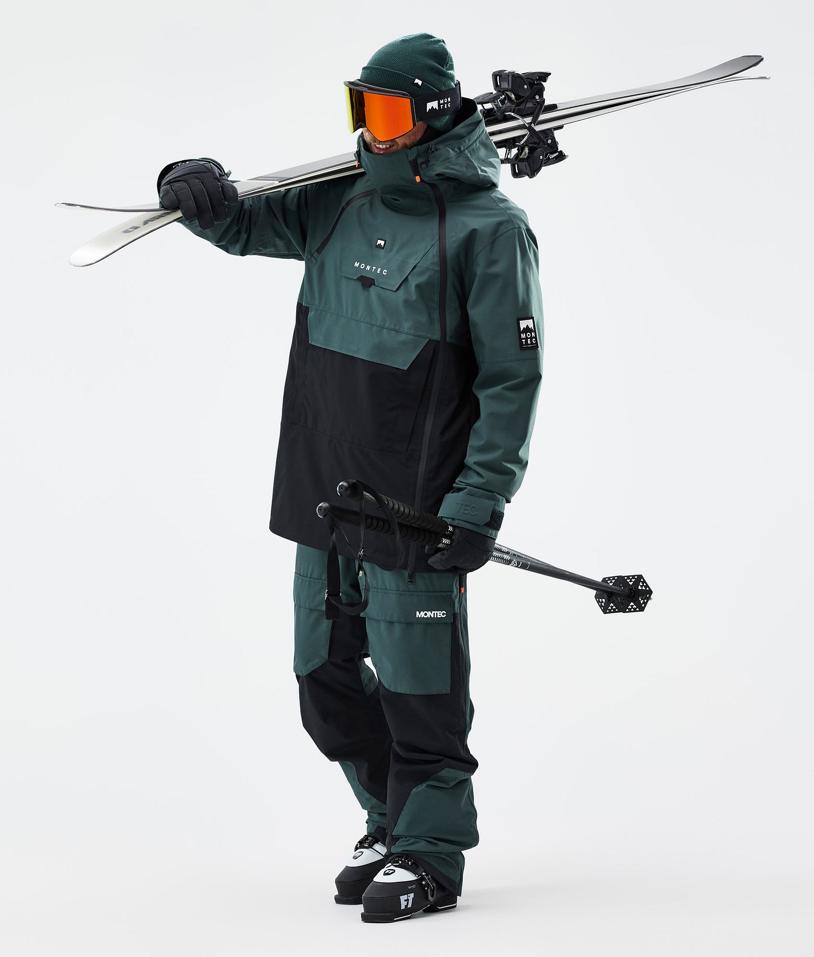 Fawk Ski Pants Men Dark Atlantic/Black, Image 2 of 7