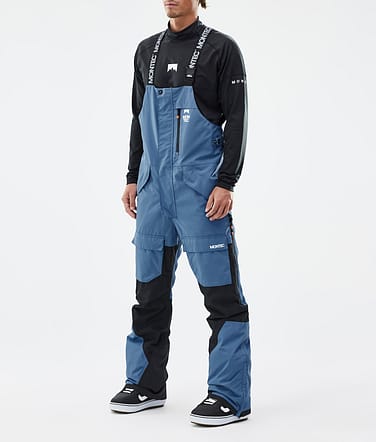 Fawk Pantaloni Snowboard Uomo Blue Steel/Black