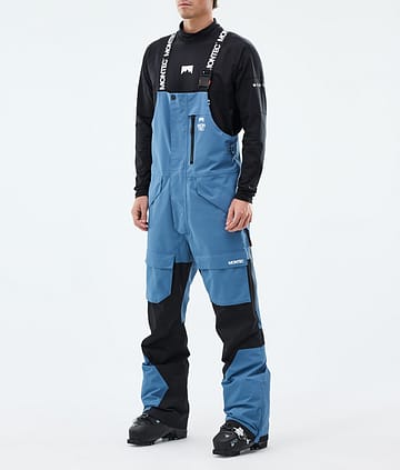 Fawk Spodnie Narciarskie Mężczyźni Blue Steel/Black