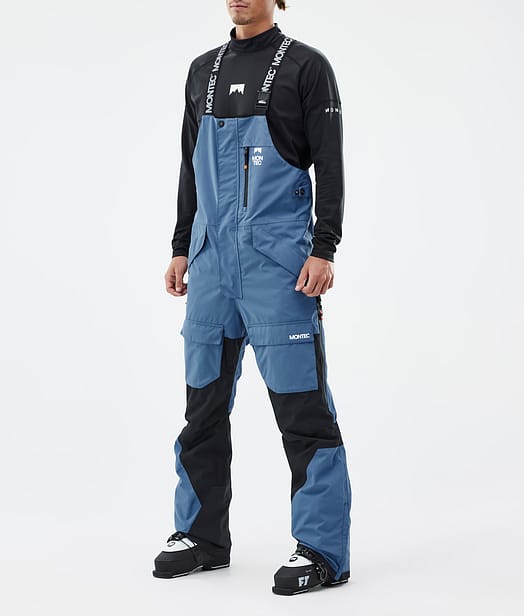 Fawk Ski Pants Men Blue Steel/Black