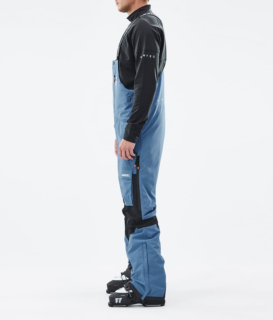 Fawk Ski Pants Men Blue Steel/Black